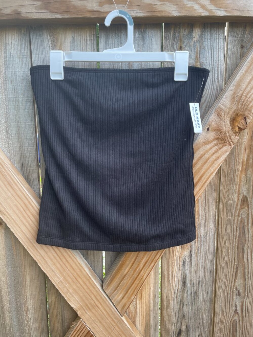 Old Navy Black Strapless Tube Top Size Large / Tall NWT